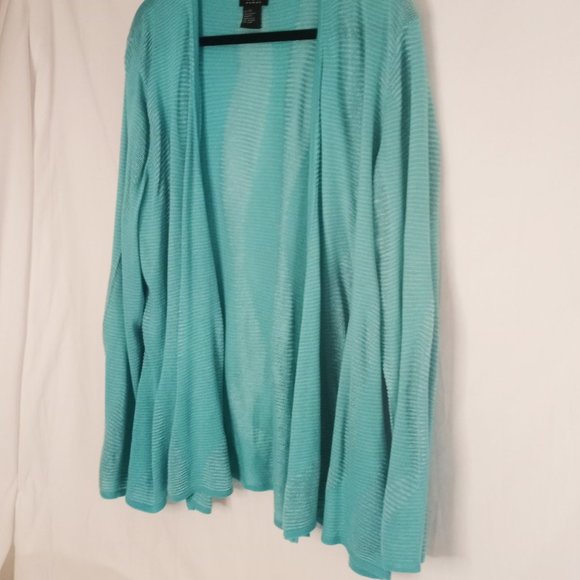 Womens 2X R Q T Wavelength Knit Cardigan Sweater - Picture 11 of 16